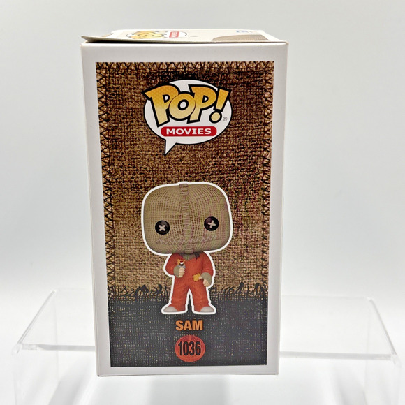 Funko Pop! Movies Trick ‘r Treat Sam #1036 Flocked Spirit Halloween Exclusive - Picture 4 of 4